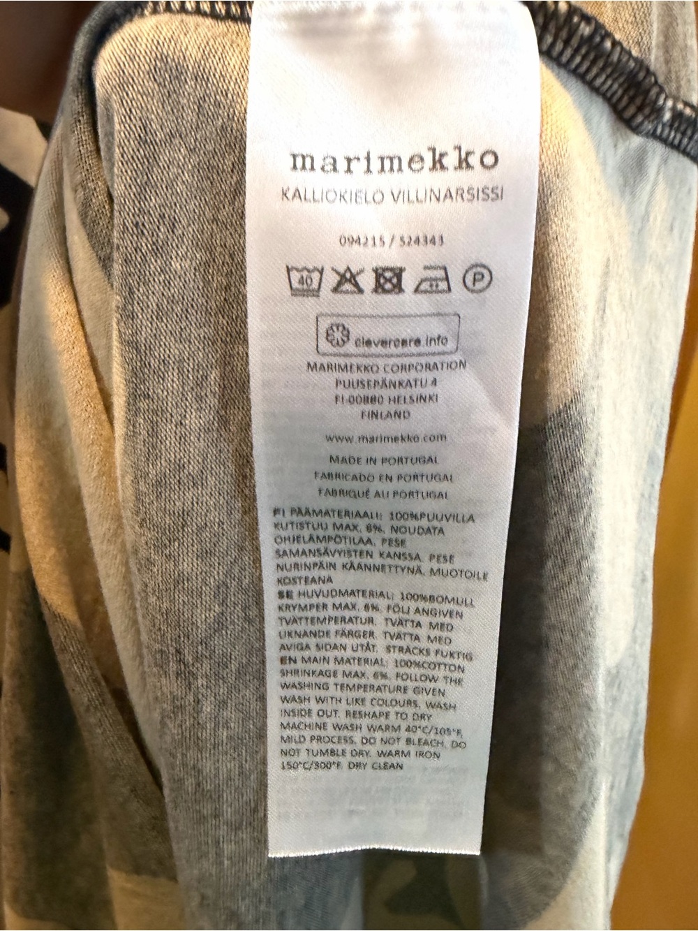 Marimekko Kalliokeilo Villinarsissi Dress in Size Small (could also fit M) - Picture 7 of 10